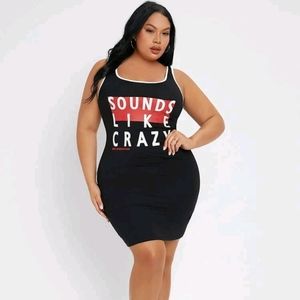 Sounds Like Crazy Tank Dress